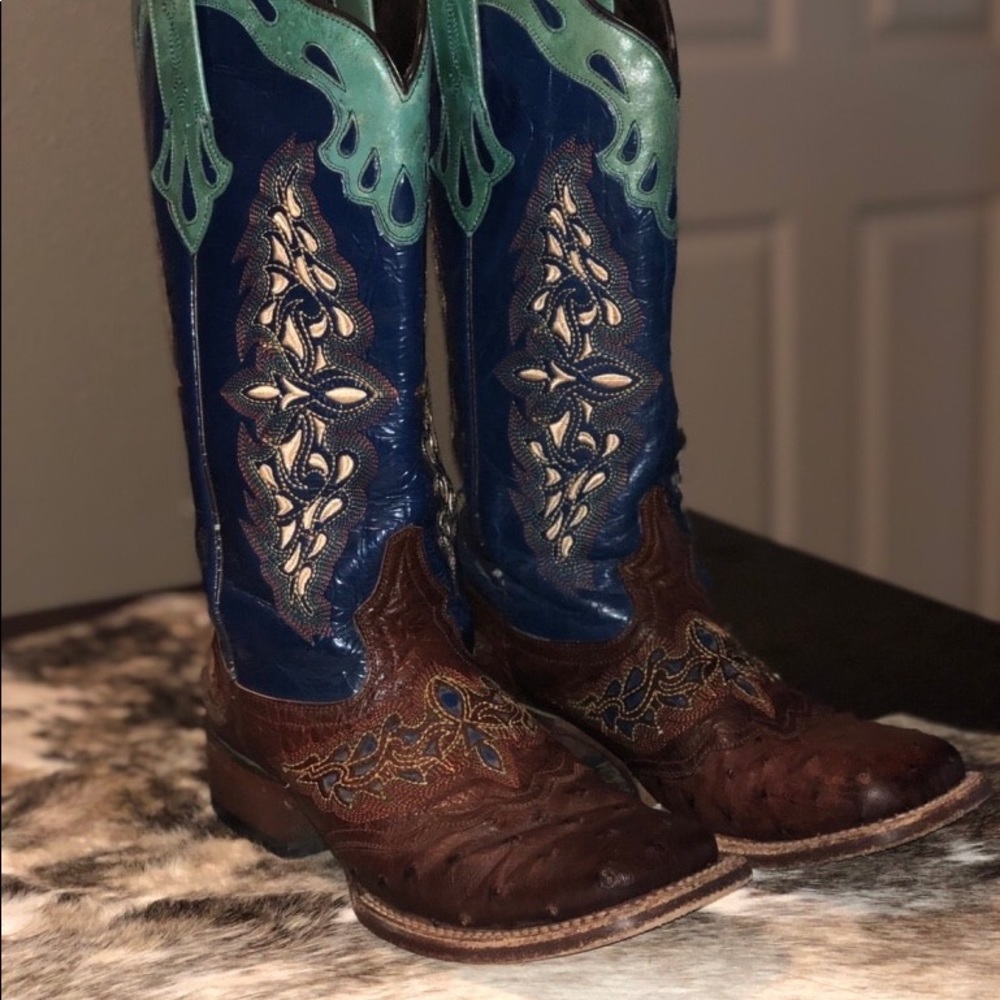 Lucchese ostrich cowboy boots